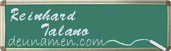 Reinhard Talano Visitenkarte